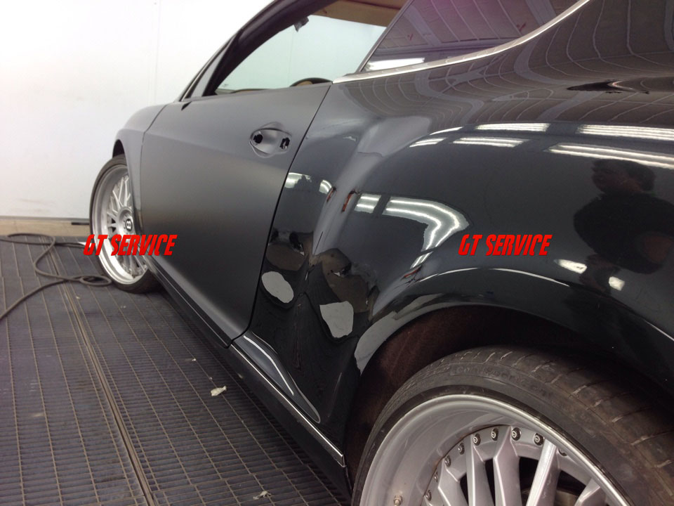 Кузовной ремонт бочины Bentley Continental GT